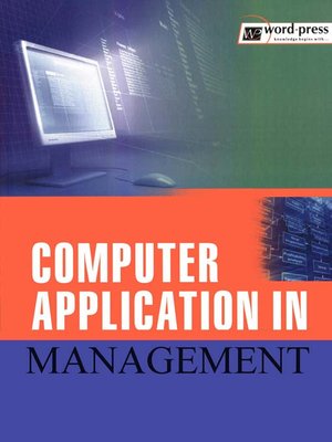 cover image of Computer Application in Management